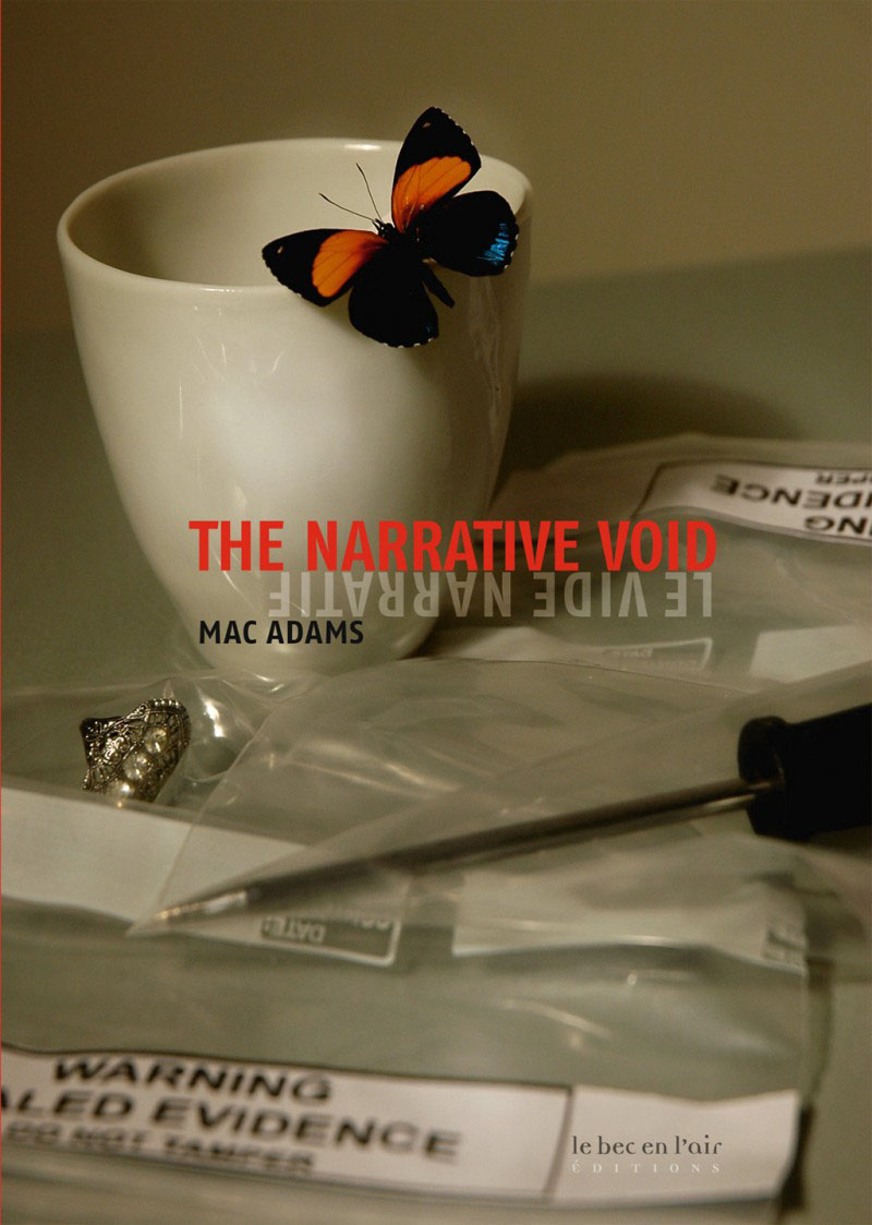 Couverture du livre Le Vide narratif, de Mac Adams