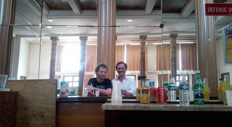 Arno Bertina et Frédéric Lecloux, Arles, septembre 2014