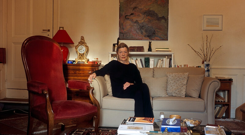 Eliane Bouvier, peintre, Cologny, Suisse, novembre 2004