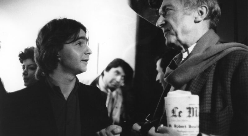 Christian Caujolle, par Yvette Troispoux, tirage gélatino-argentique avec tampon, années 1970, collection personnelle.